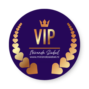 VIP badge | www.mirandasiebel.nl