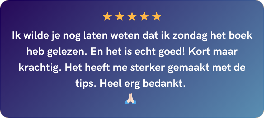 Review e-book Eindelijk rust en ontspanning na jouw toxische relatie